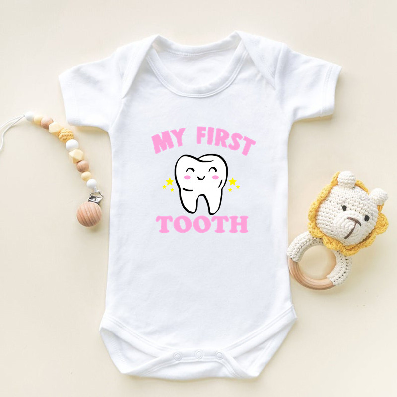Baby Clothing Brands - Eu tenho meu primeiro dente estampado