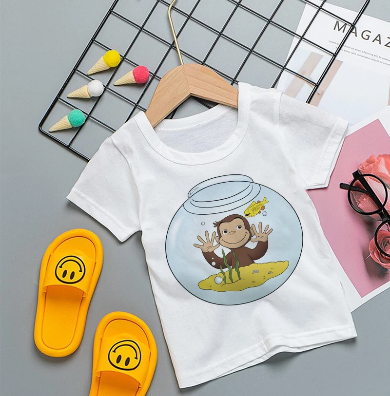 Camiseta com Estampa do Curios - Baby Clothing Sale avaliação e preço