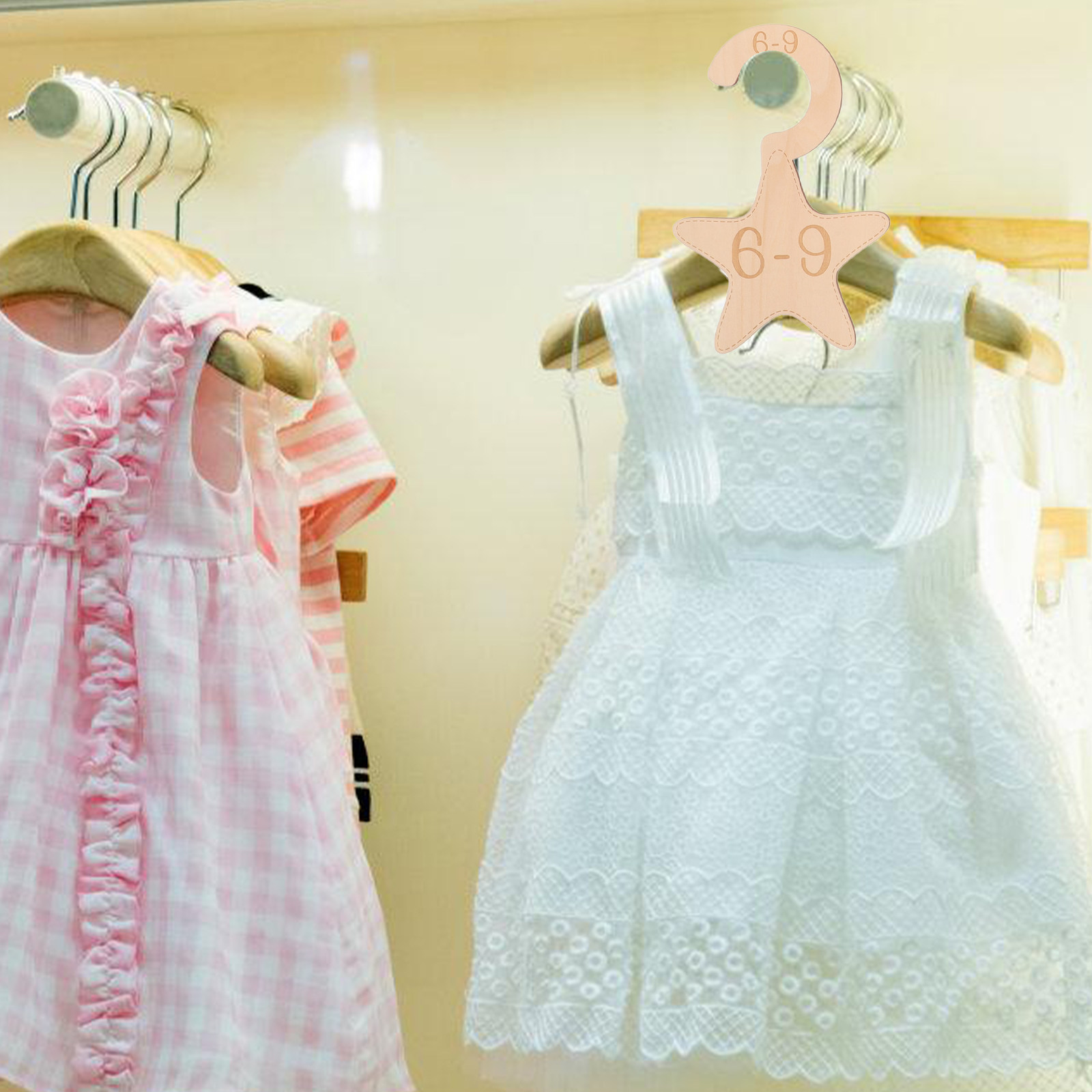 7 Divisórias de Madeira para A - Baby Clothing Organizer avaliação e preço
