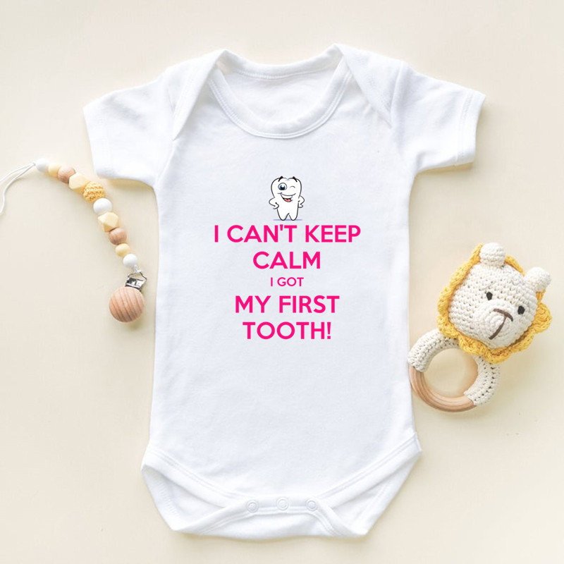 Eu tenho meu primeiro dente es - Baby Clothing Brands avaliação e preço