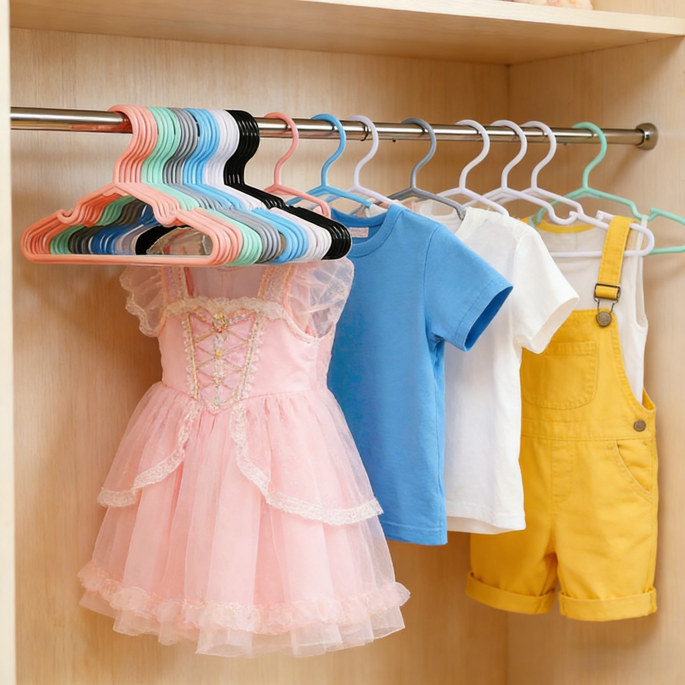 10/20 cabides antiderrapantes  - Baby Clothing Organizer avaliação e preço