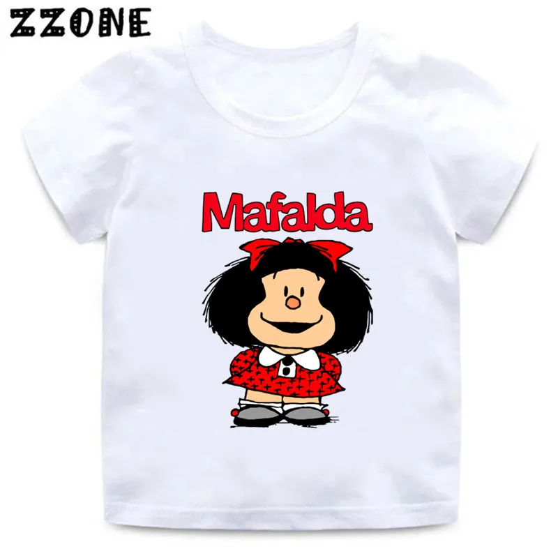 Cute Mafalda Print Short Sleev - Baby Clothing Sale avaliação e preço