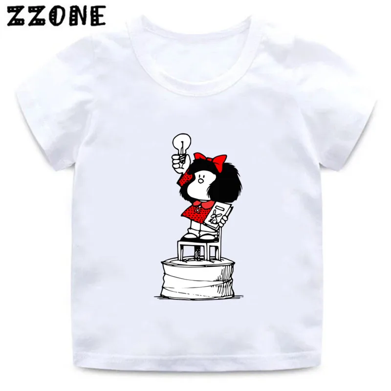 Cute Mafalda Print Short Sleev - Baby Clothing Sale avaliação e preço