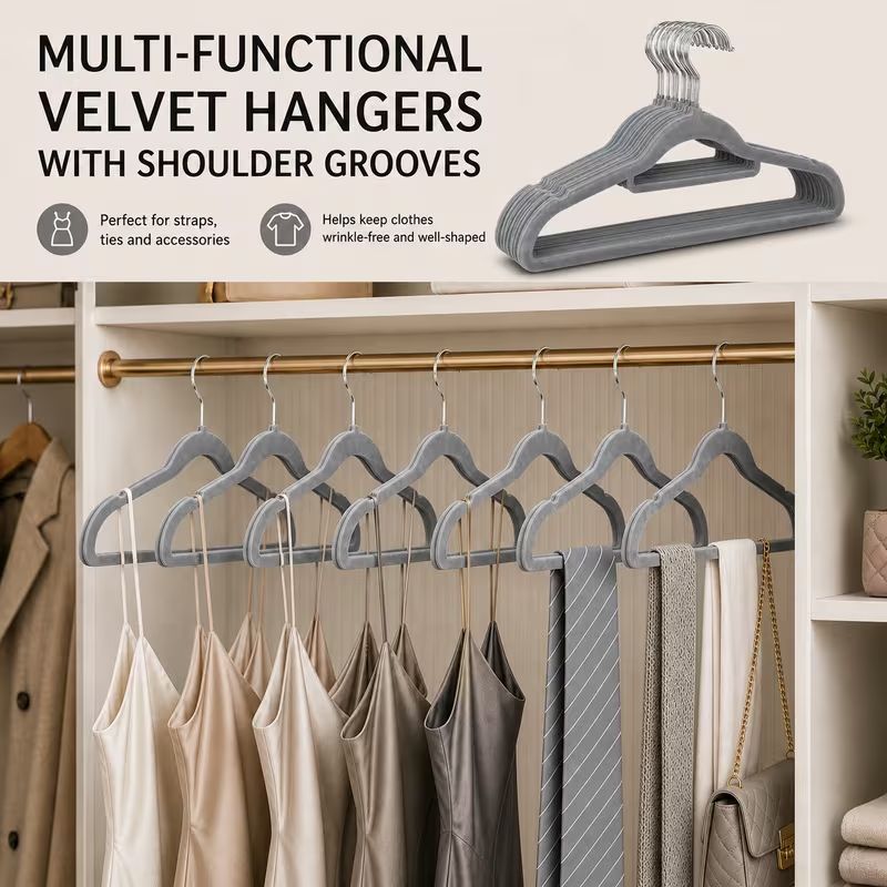 Pacote com 10/50 cabides de ve - Baby Clothing Organizer avaliação e preço